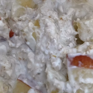 Toffee Apple Overnight Oats