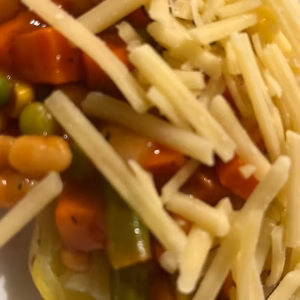 Cheese & Mixed Veg Jacket Potato