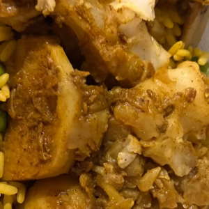 Gobi Chana & Mushroom rice