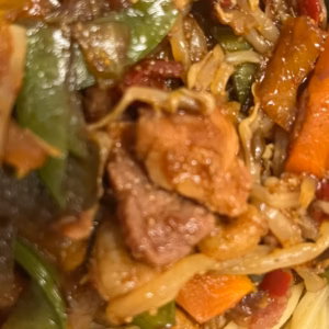 Singapore Noodles ( Prawns & Bacon)